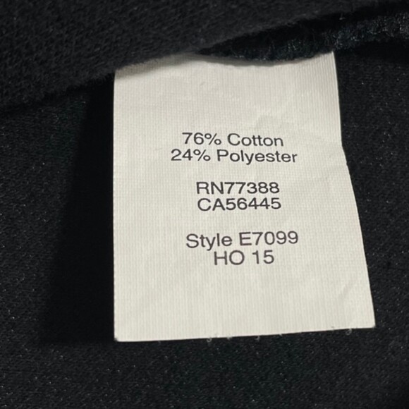 Madewell Painters Black Cropped Mock Neck Pullover Top Size XS - Picture 5 of 6